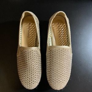 New ANDIAMO Sz7.5 Sparkle Espadrille Slip-On Shoe